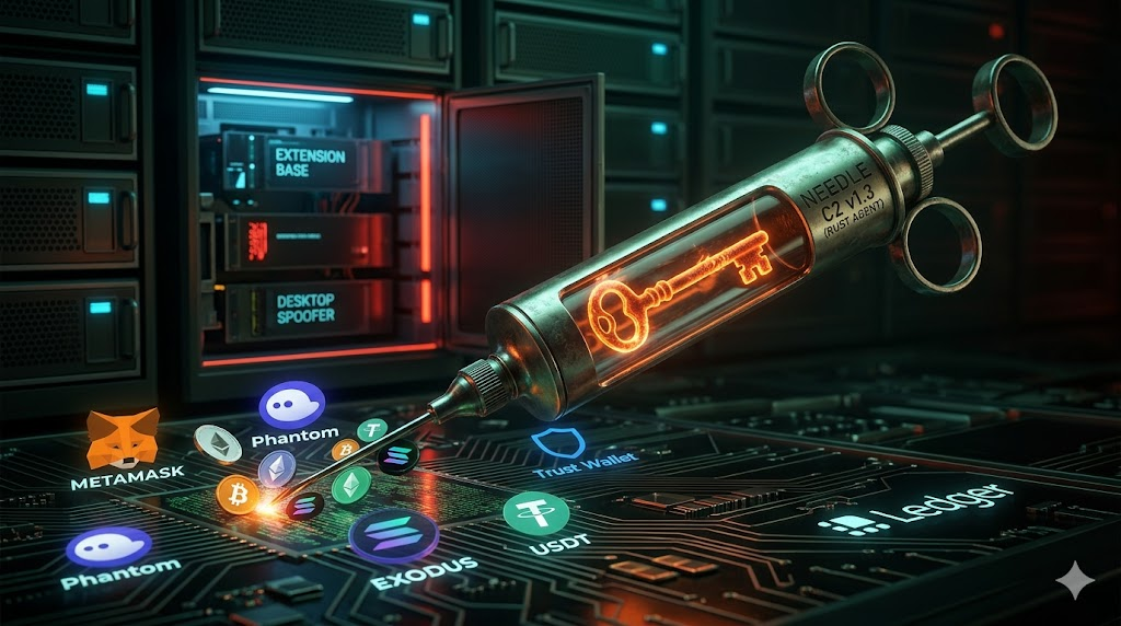<h3>Needle: Inside a Modular Crypto-Stealing C2 That Left Its Keys in the Malware</h3>